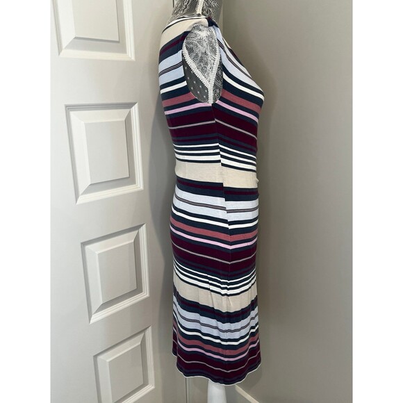 Ann Taylor LOFT Dress Womens size Small with NWT Necklace and Earrings set - Picture 6 of 12